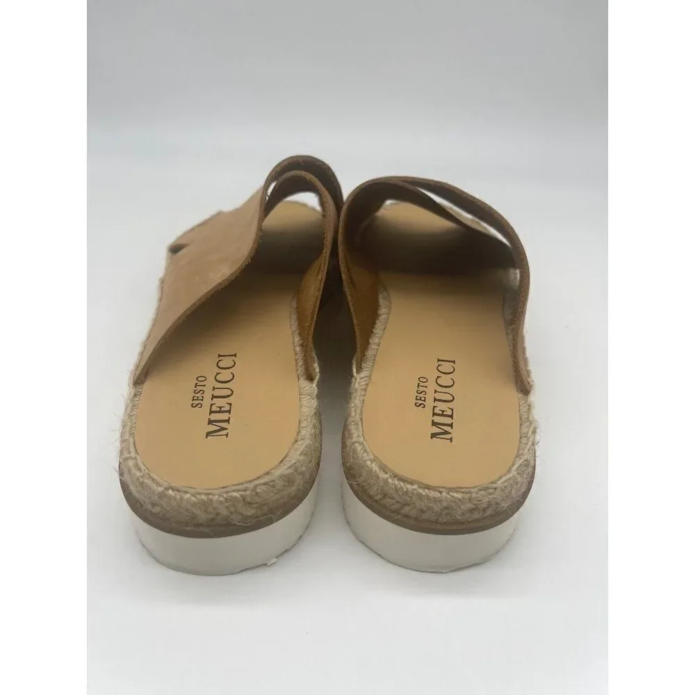 Sesto Meucci Leather Platform Sandal Size 41 (10)
